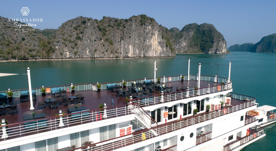 halong bay luxury cruise signature cruise